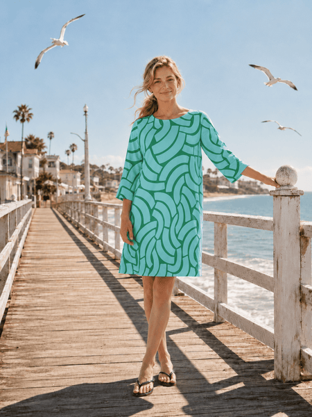 RACHEL dress Swoops Green