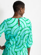 RACHEL dress Swoops Green - Lesley Evers - new - rachel - Shop