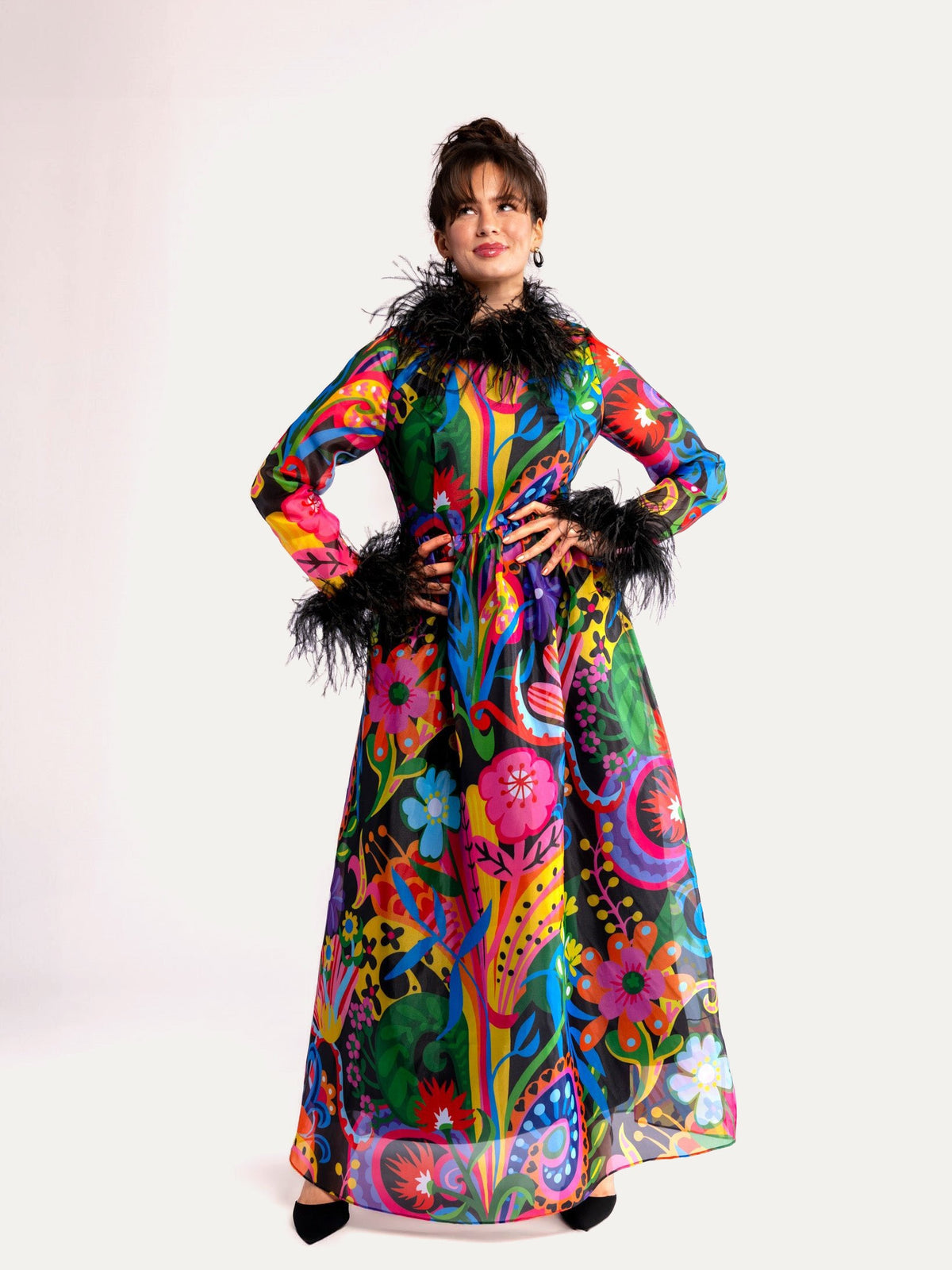 REGINA dress Bonanza - Lesley Evers-bonanza-bonanza multi-Dress