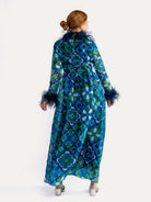 REGINA dress Jubilee Blue - Lesley Evers-Dress-gown-jubilee