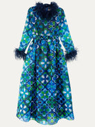 REGINA dress Jubilee Blue - Lesley Evers-Dress-gown-jubilee