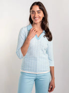 REMI knit top Light Blue - Lesley Evers - knit - knitwear - new