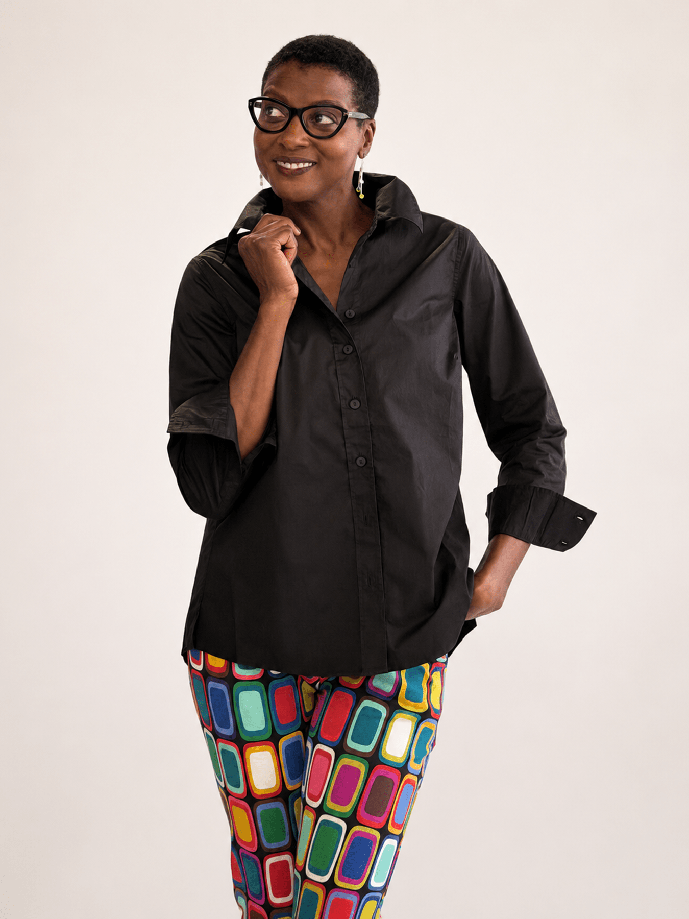 ROBIN blouse Black - Lesley Evers-new-Shop-Shop/All Products