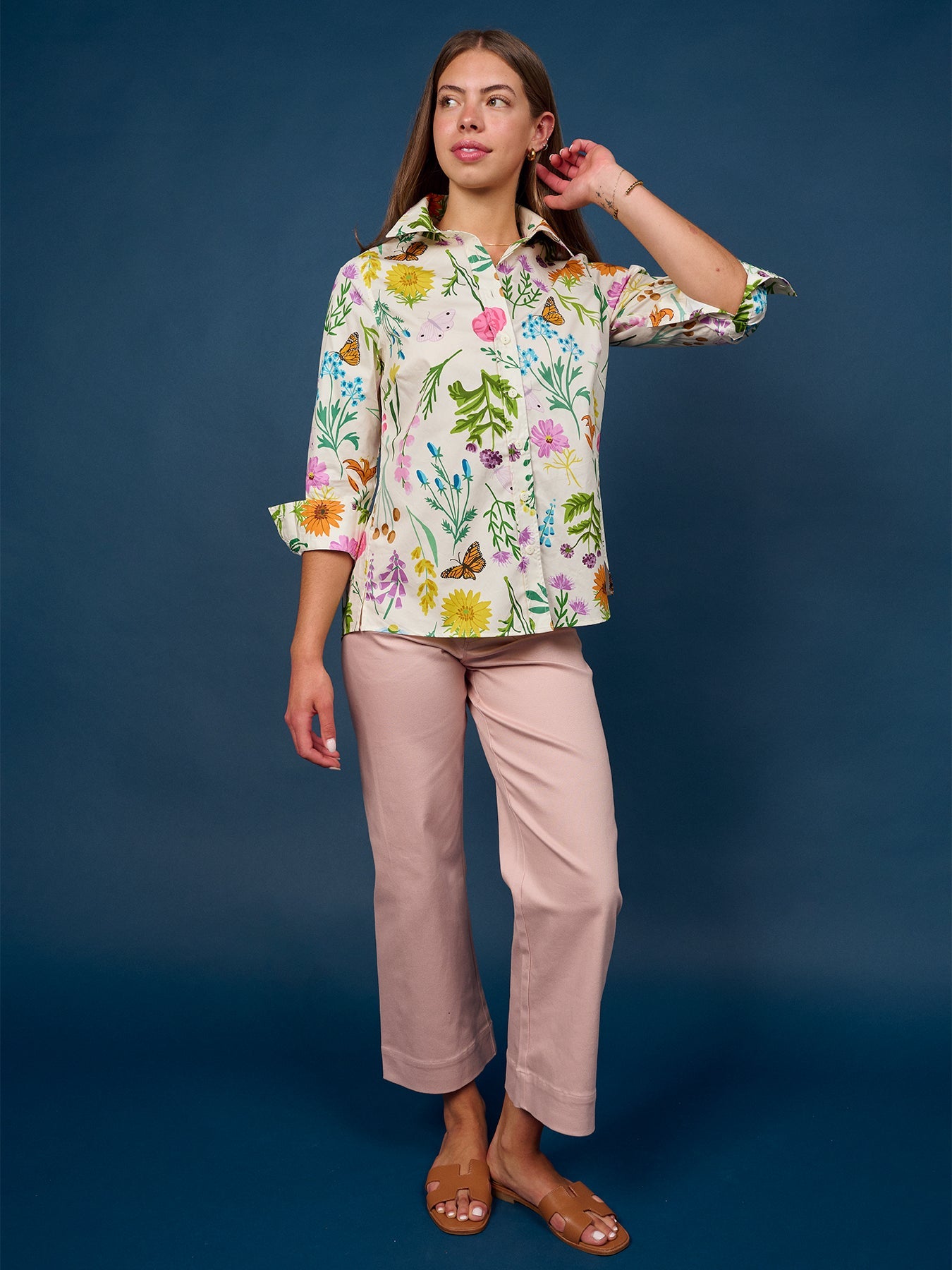 ROBIN blouse Prairie Posy - Lesley Evers-Best Seller-erika-new