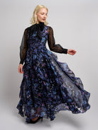 ROSALIND dress Lily Bouquet Purple - Lesley Evers - Dress - formal - Shop