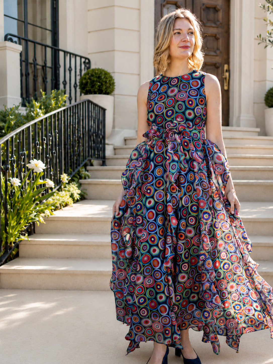 ROSALIND dress Pismo Multi - Lesley Evers - Dress - formal - Shop