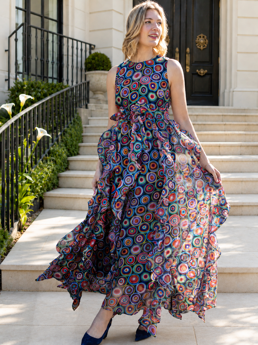 ROSALIND dress Pismo Multi - Lesley Evers - Dress - formal - Shop