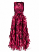 ROSALIND dress Wild Bloom Magenta - Lesley Evers - Dress - formal - Shop