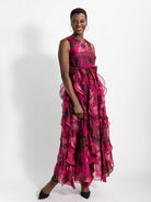 ROSALIND dress Wild Bloom Magenta - Lesley Evers - Dress - formal - Shop