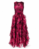 ROSALIND dress Wild Bloom Magenta - Lesley Evers - Dress - formal - Shop