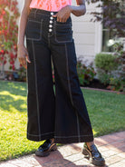 ROXANNE pant Black - Lesley Evers - denim - denim pant - pant