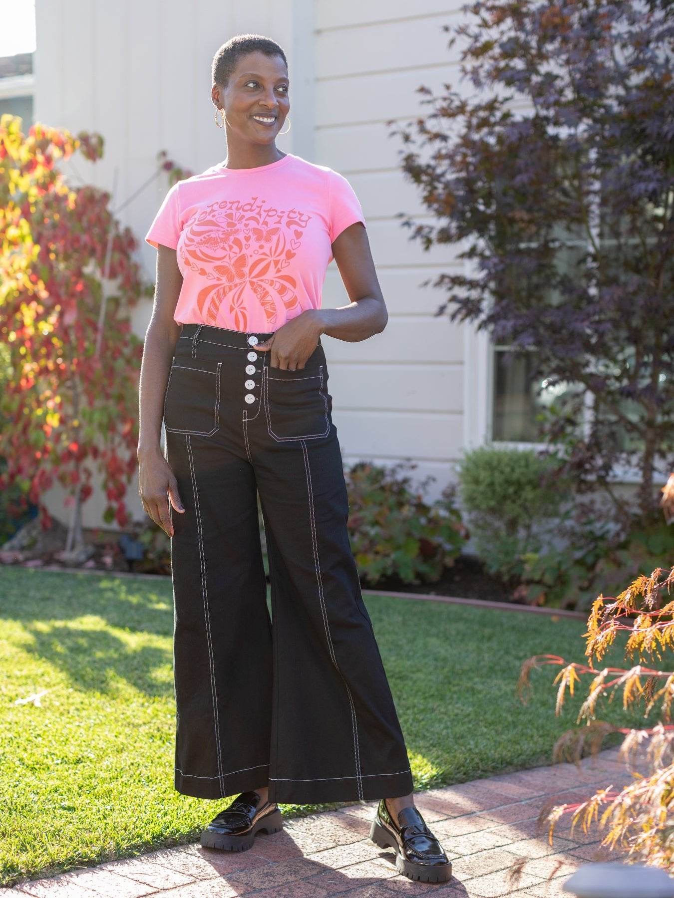 ROXANNE pant Black – Lesley Evers