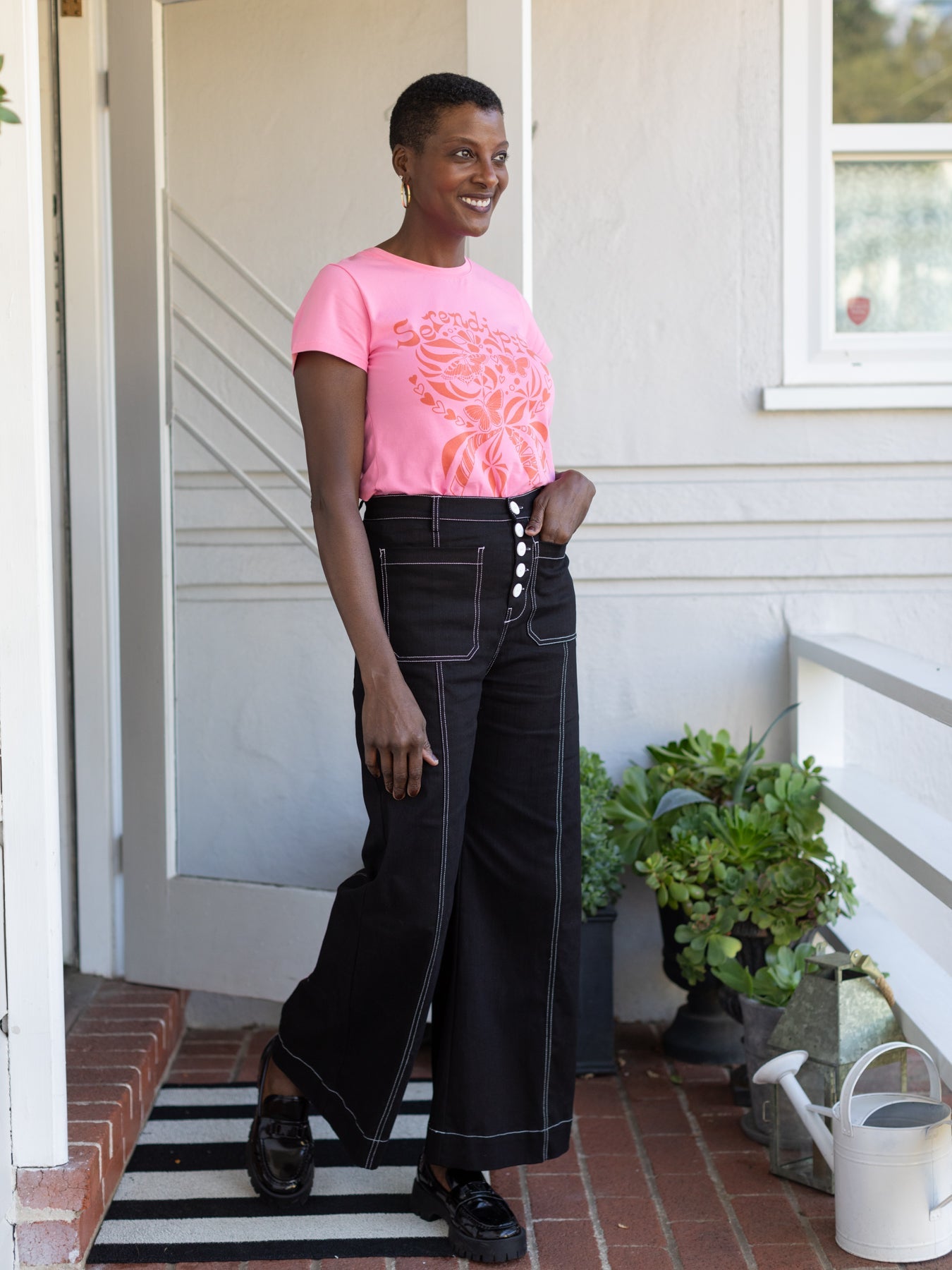 ROXANNE pant Black – Lesley Evers