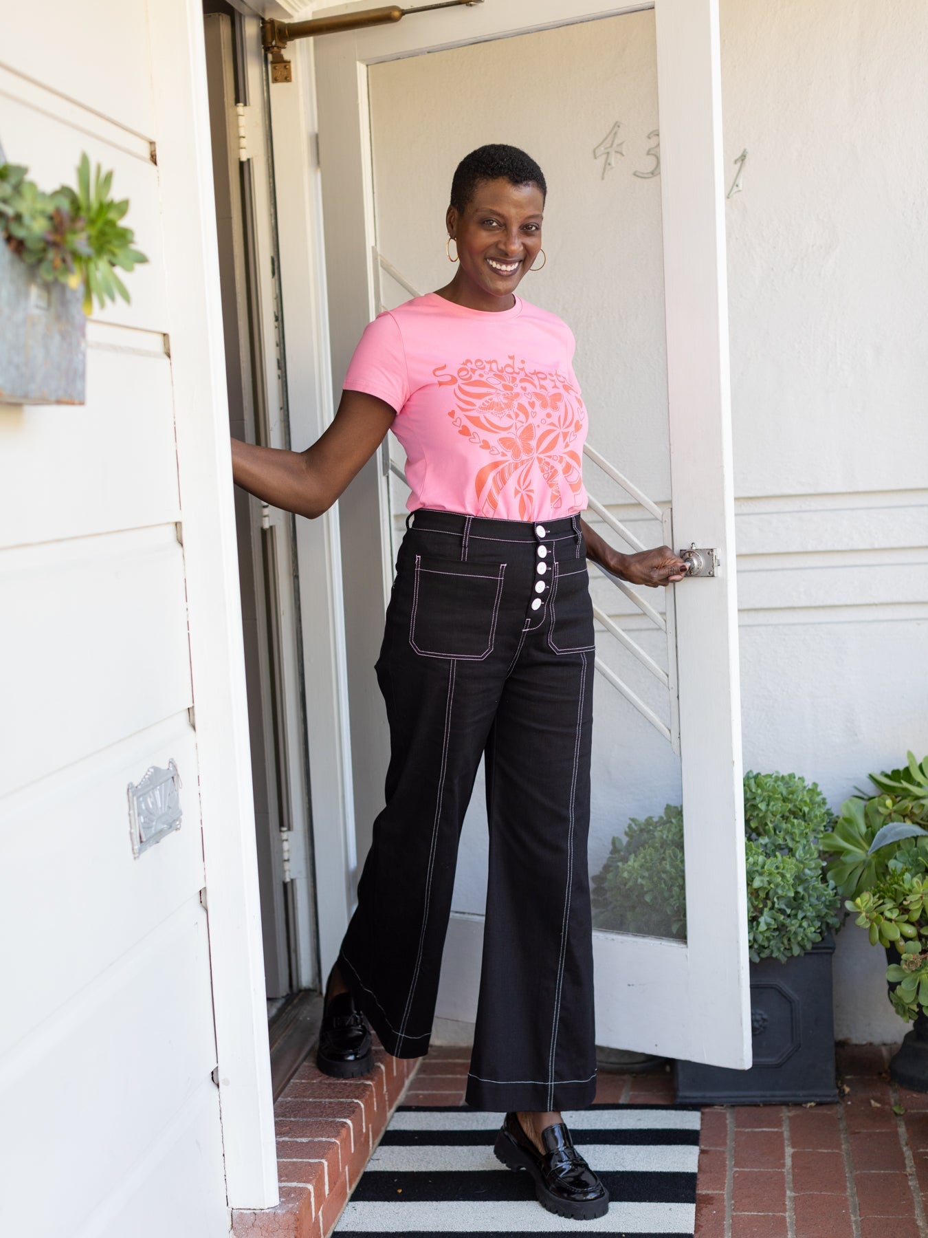 ROXANNE pant Black – Lesley Evers