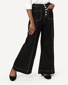 ROXANNE pant Black - Lesley Evers-denim-denim pant-pant