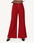 ROXANNE pant Burgundy - Lesley Evers-denim pant-pant-Roxanne