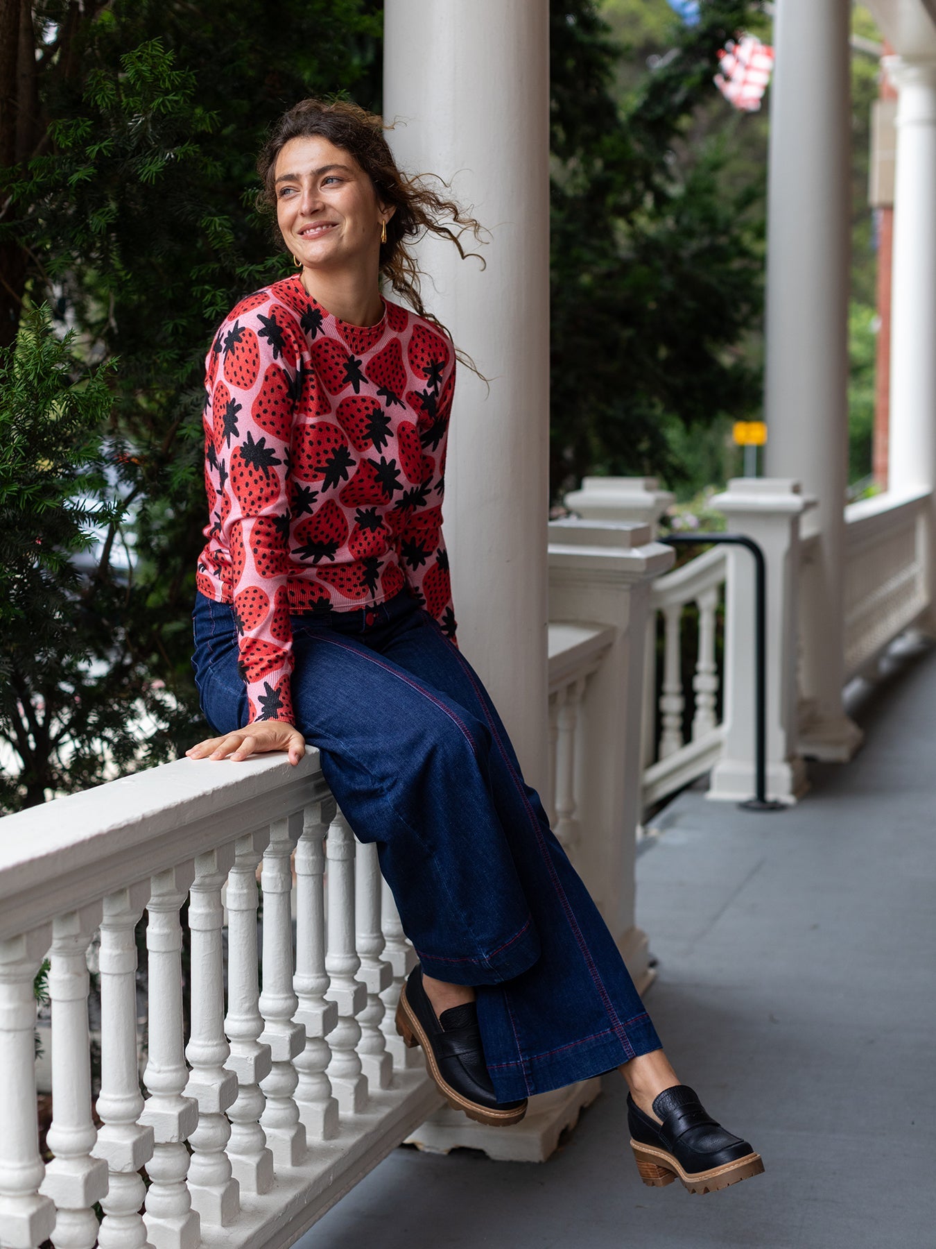 ROXANNE pant Denim – Lesley Evers