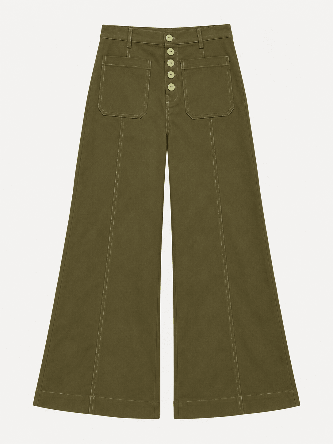 ROXANNE pant Olive - Lesley Evers-denim pant-pant-Roxanne