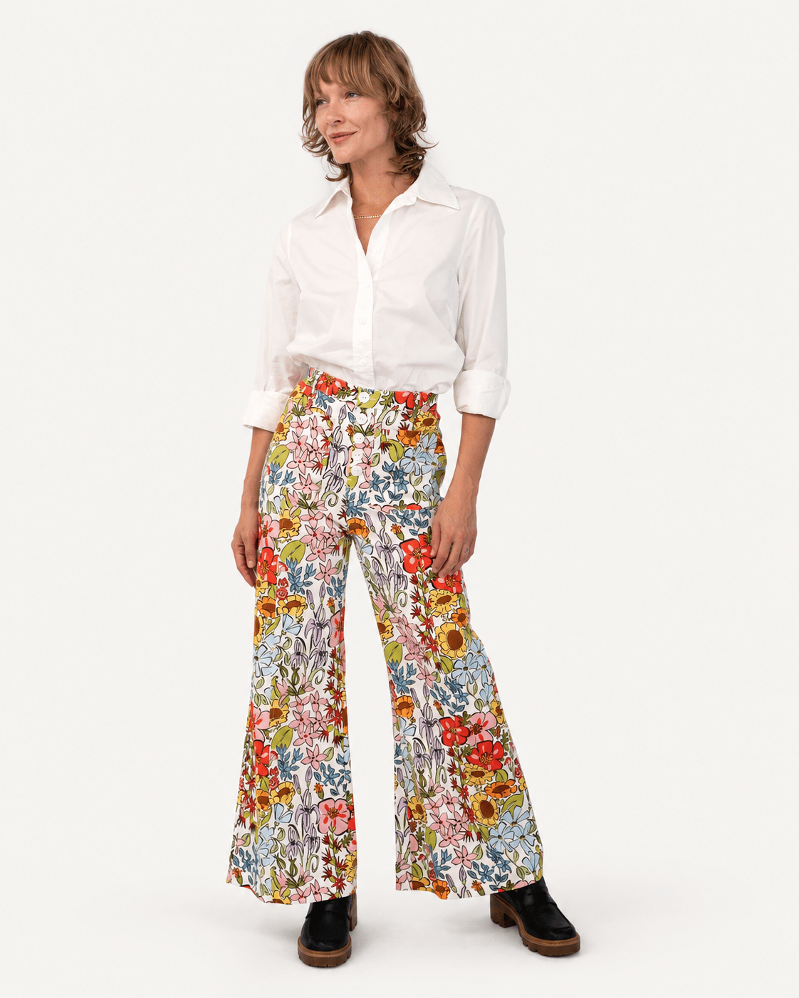 ROXANNE pant Whimsy - Lesley Evers-denim pant-pant-Roxanne