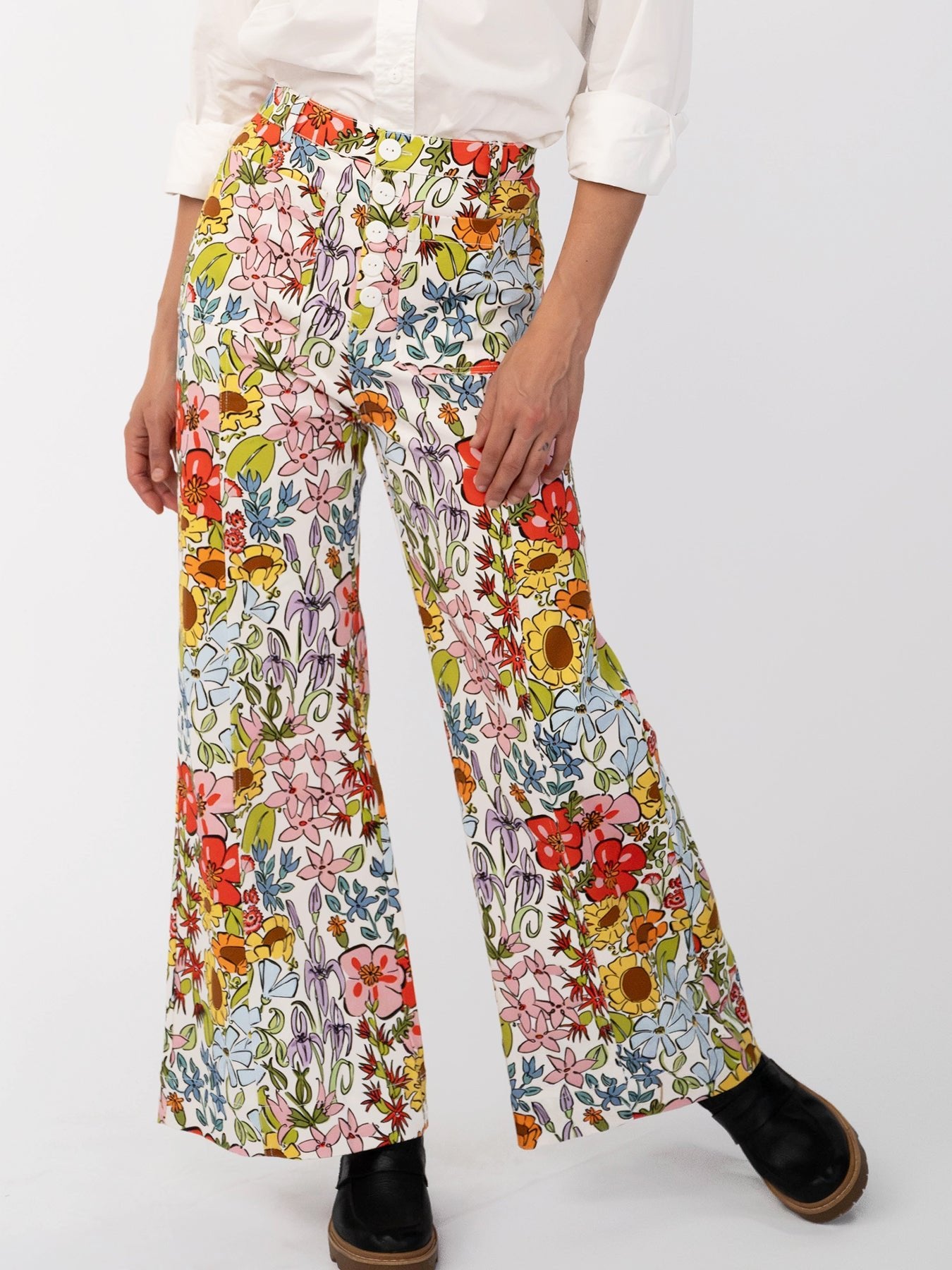 ROXANNE pant Whimsy - Lesley Evers-denim pant-pant-Roxanne