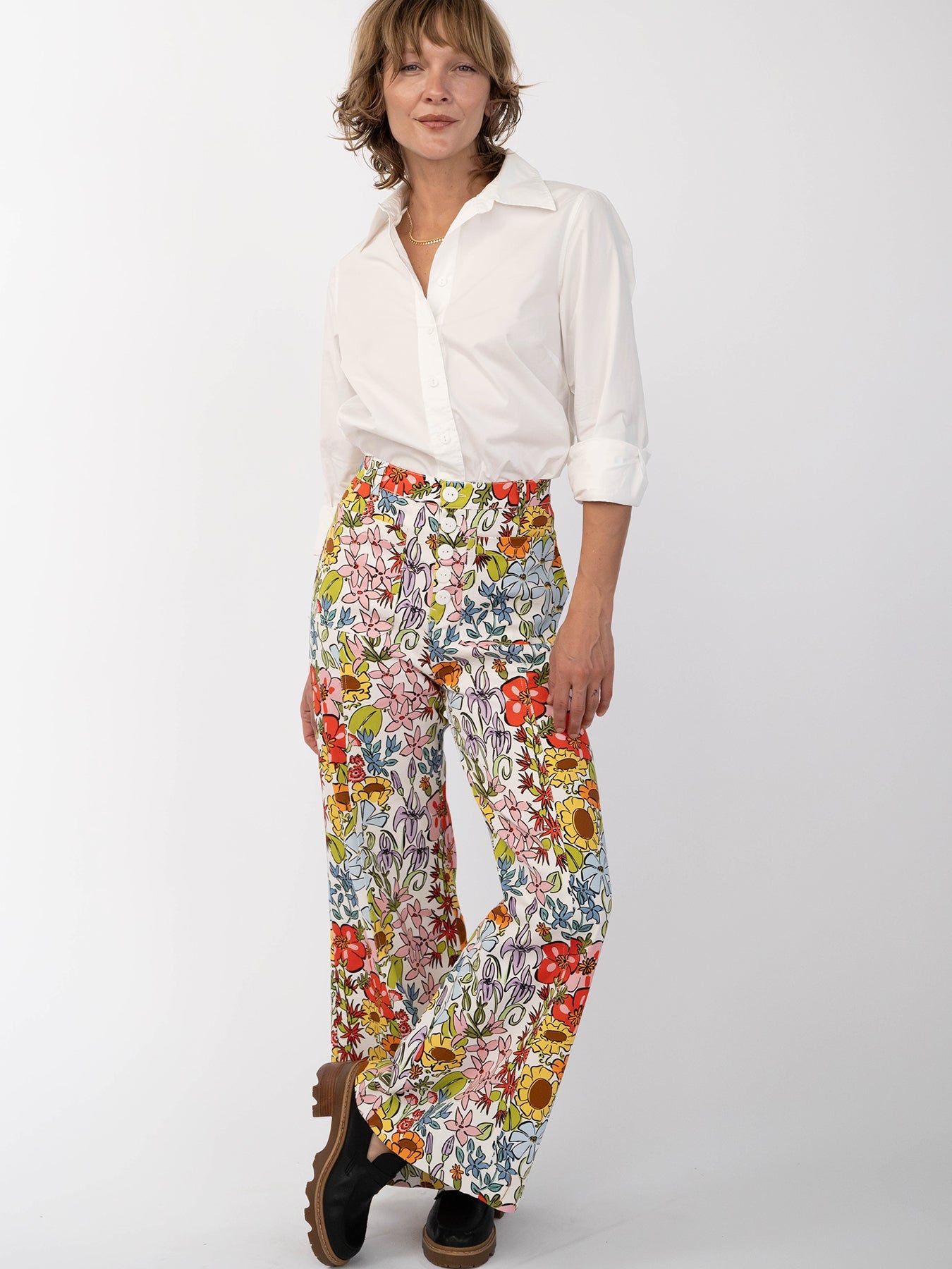 ROXANNE pant Whimsy - Lesley Evers-denim pant-pant-Roxanne