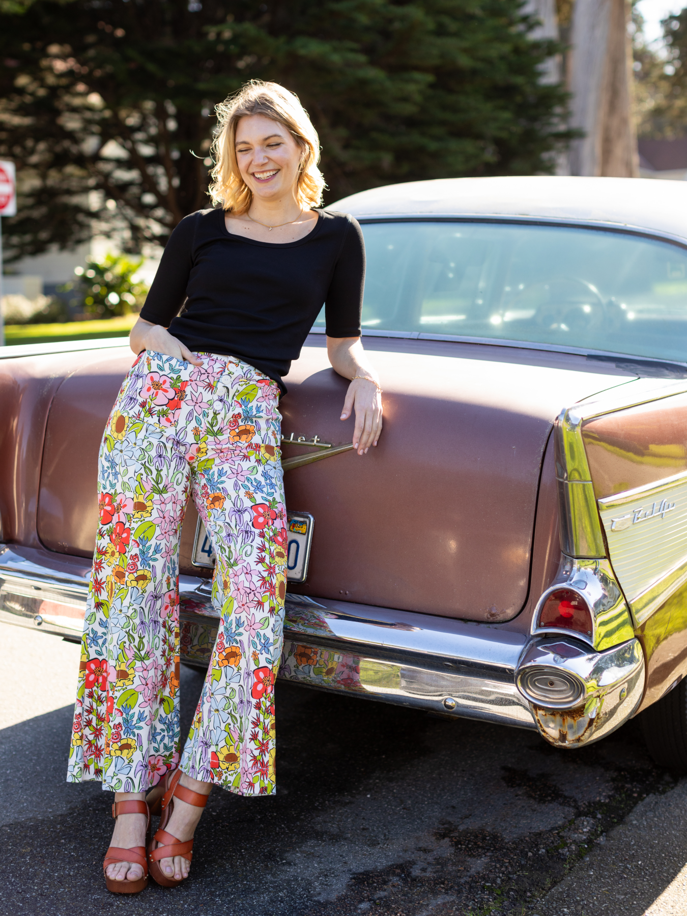 ROXANNE pant Whimsy - Lesley Evers - denim pant - pant - Roxanne