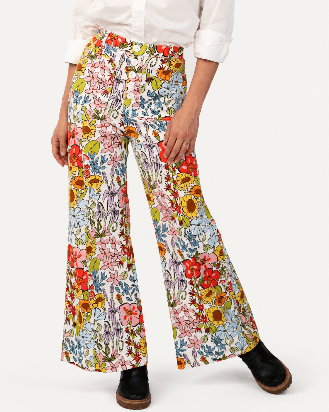 ROXANNE pant Whimsy - Lesley Evers-denim pant-pant-Roxanne
