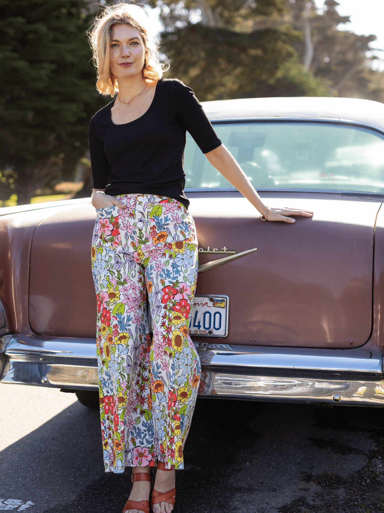ROXANNE pant Whimsy - Lesley Evers - denim pant - pant - Roxanne