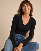 RYLEE tee Black - Lesley Evers-Black-black and white-Shop