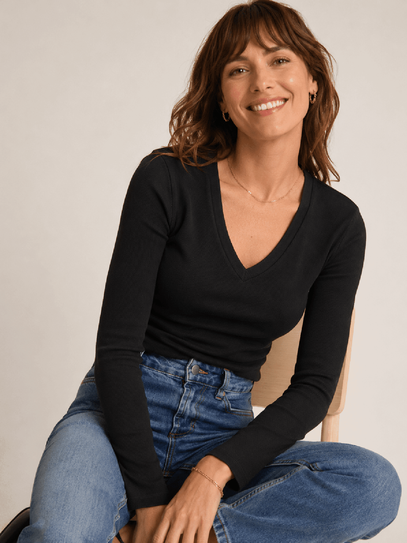 RYLEE tee Black - Lesley Evers-Black-black and white-Shop