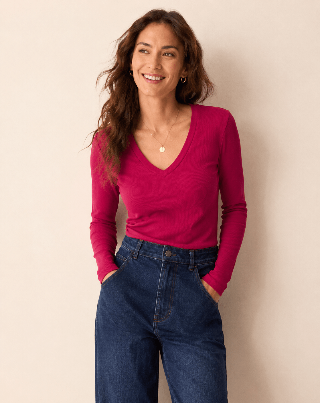 RYLEE tee Magenta - Lesley Evers-Black-black and white-Shop