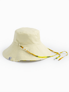 SADIE sun hat Flower Power Yellow - Lesley Evers - Best Seller - Blue - blue hat
