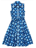 SARAH dress North Star Navy - Lesley Evers - cotton dress - Dress - july