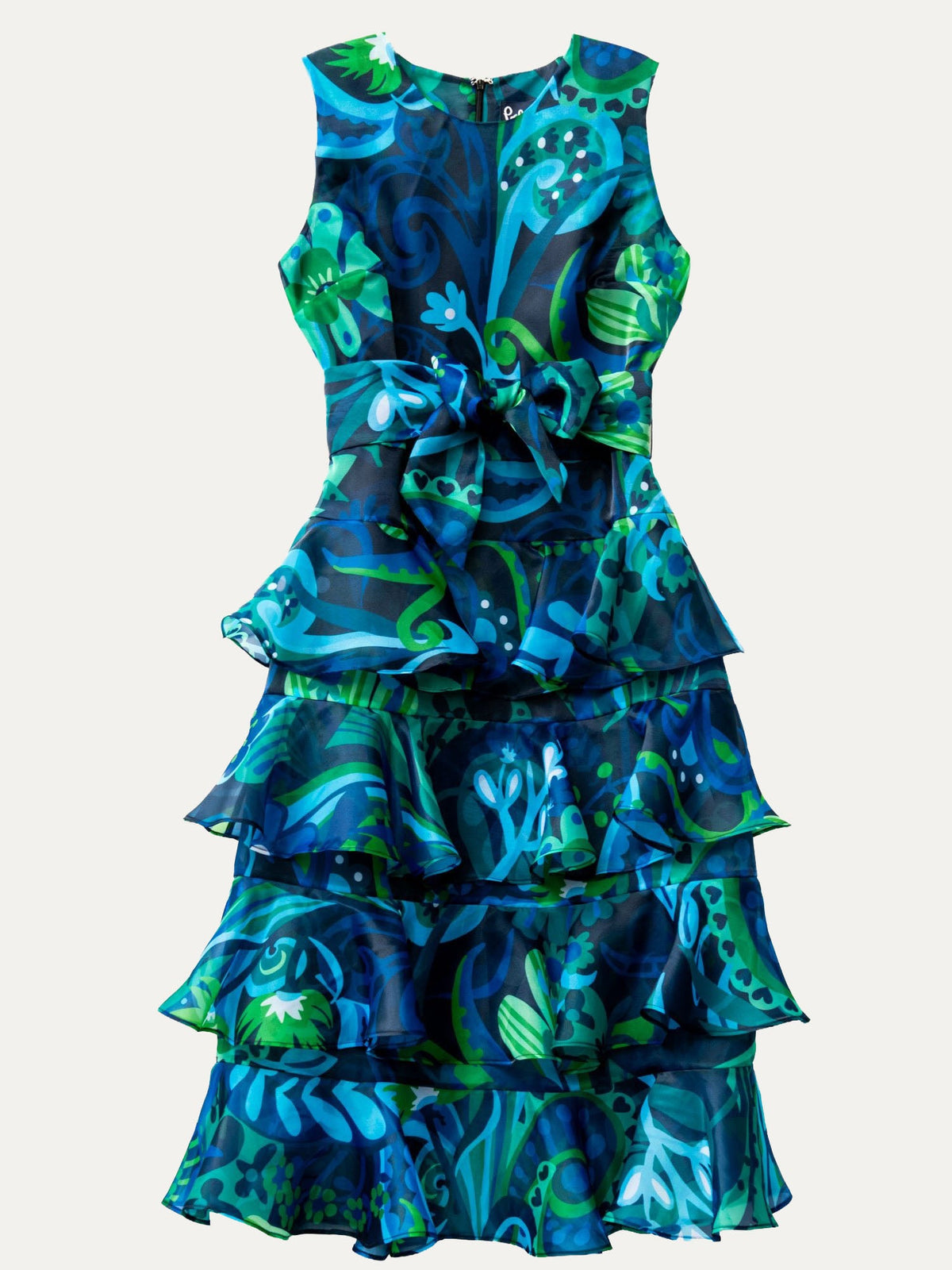 SASHA dress Bonanza Blue - Lesley Evers-bonanza blue-Dress-gown