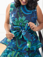 SASHA dress Bonanza Blue - Lesley Evers - bonanza blue - Dress - Shop