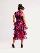 SASHA dress Garden Oasis Pink - Lesley Evers-Dress-garden oasis pink-gown