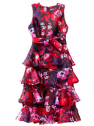 SASHA dress Garden Oasis Pink - Lesley Evers - Dress - garden oasis pink - Shop