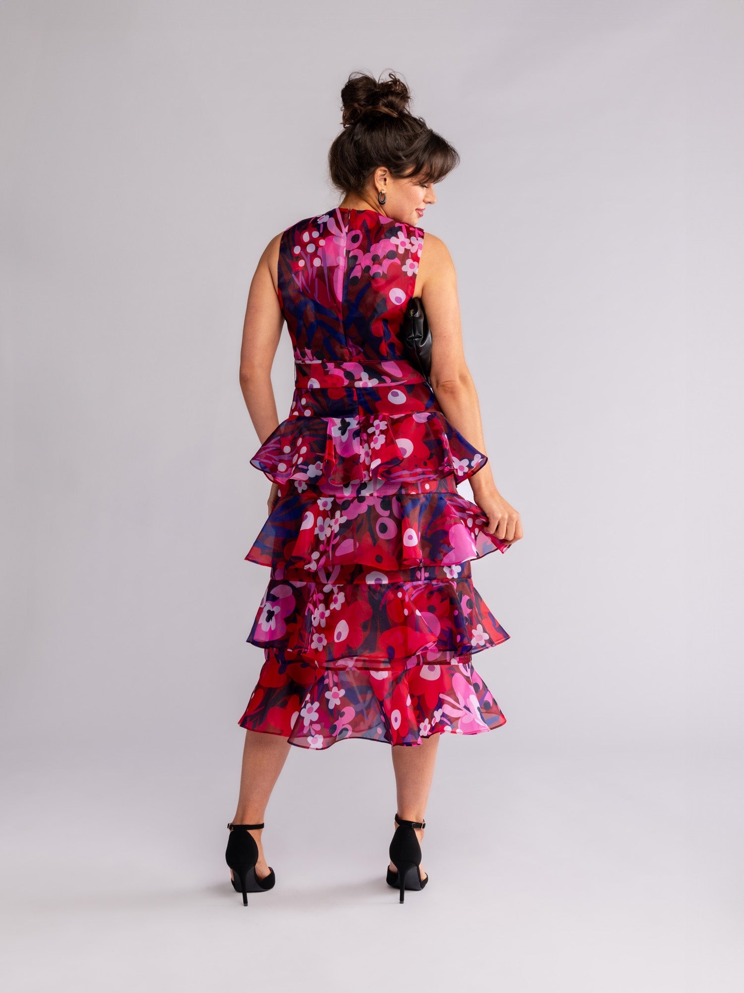 SASHA dress Garden Oasis Pink - Lesley Evers-Dress-Shop-Shop/All Products