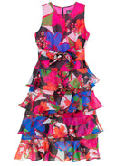 SASHA dress Plum Blossom - Lesley Evers - Dress - garden oasis pink - Shop