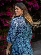 SAVANNAH dress Midsummer Navy - Lesley Evers-dress - 