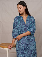 SAVANNAH dress Midsummer Navy - Lesley Evers - dress - 
