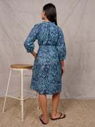 SAVANNAH dress Midsummer Navy - Lesley Evers - dress - 
