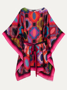 SERENA silk caftan Gems Garnet - Lesley Evers-chic silk-Gems-gems garnet