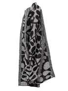 SHANNON scarf Fern Black and Gray - Lesley Evers - Accessories - black fern - fern