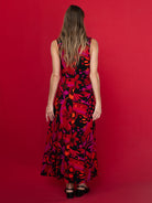 SIENNA dress Kalamazoo Red - Lesley Evers-Dress-Flower Power-Shop