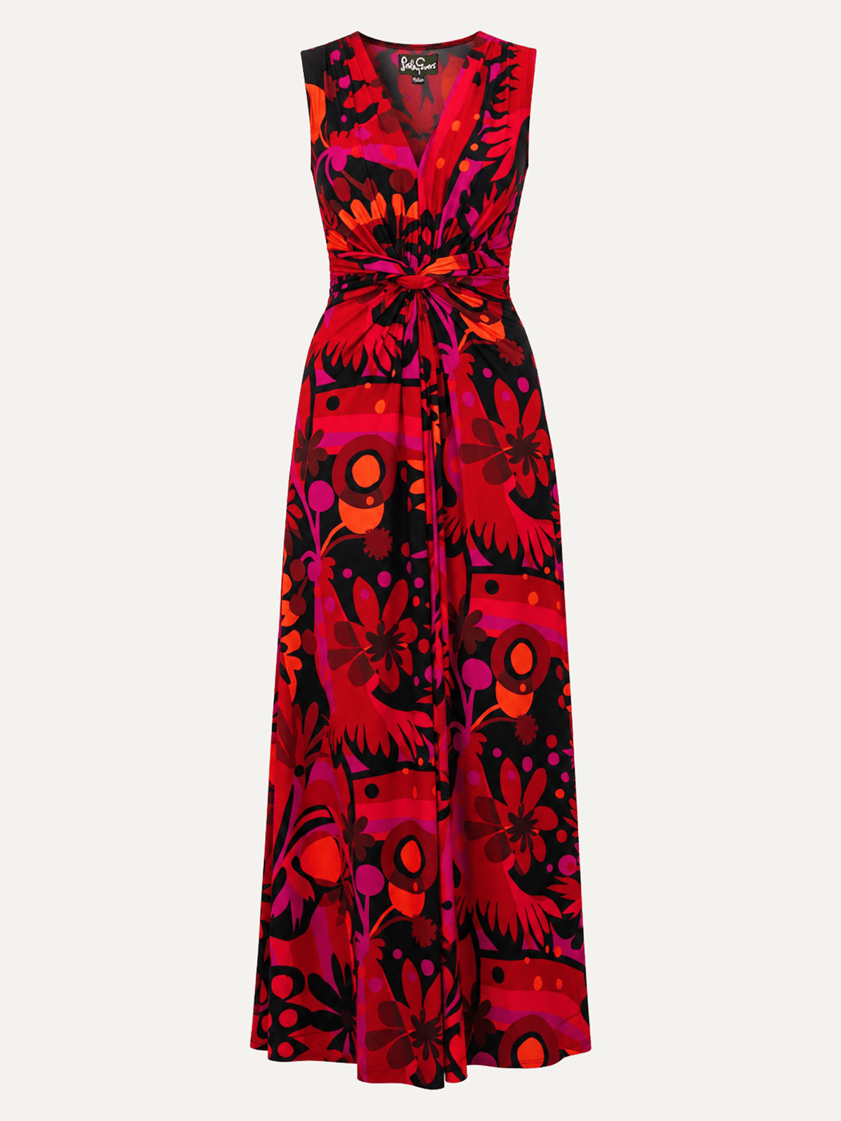 SIENNA dress Kalamazoo Red - Lesley Evers-Dress-Flower Power-Shop