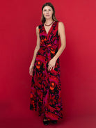 SIENNA dress Kalamazoo Red - Lesley Evers-Dress-Flower Power-Shop
