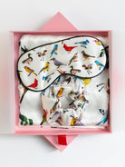 SILK SLEEP SET Birds - Lesley Evers - 23blueset - Accessories - accessory