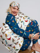 SILK SLEEP SET Birds - Lesley Evers - 23blueset - Accessories - accessory