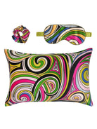 SILK SLEEP SET Swirl - Lesley Evers - 23blueset - Accessories - accessory